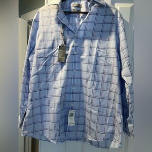 NWT Michael Kors men’s XL button down shirt/ Reg fit/ air soft cotton/ non iron